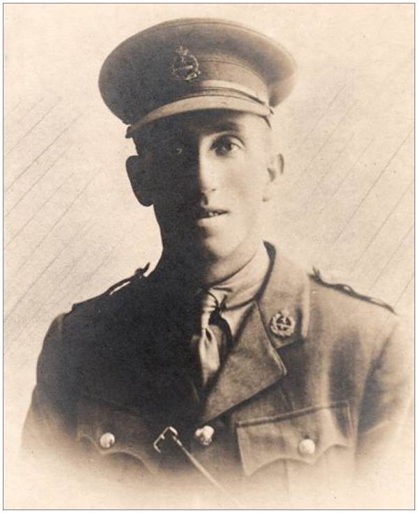 Lieutenant Jacob William Slaughter - 1918 - photo via Ludham Community Archive Group