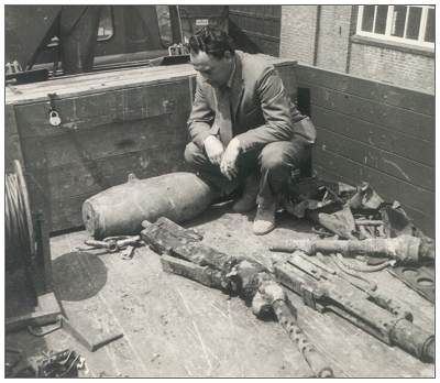 Tayman's Spitfire parts found - May 1965, Rieteweg, Zwolle