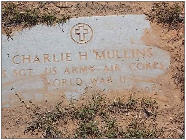 Headstone - S/Sgt. MULLINS - by: Tricia potter  - 13 May 2013