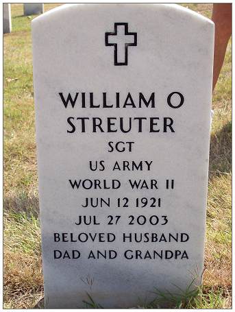 Sgt. William Owen Streuter - 1921 - 2003