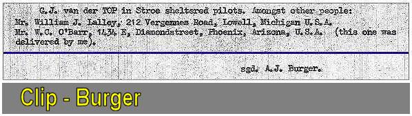 Clip - questionnaire A. J. Burger - 08 Mar 1946
