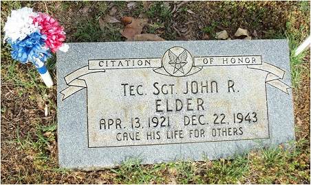 T/Sgt. John R. Elder - headstone
