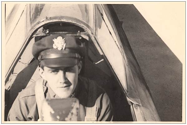 Uncle Ed - Lt. Edward J. Hyland in cockpit