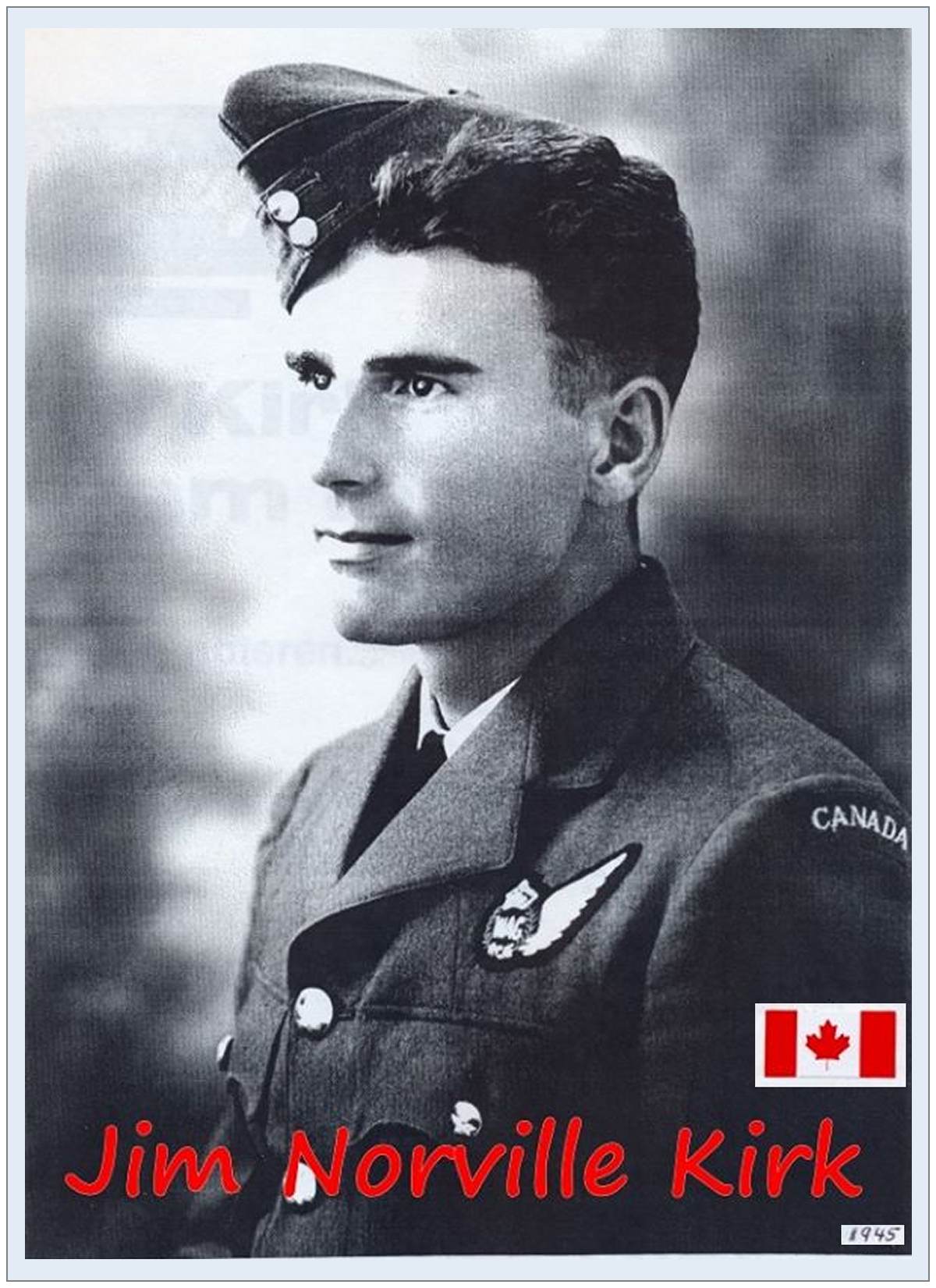 WAG - Sgt. James 'Jim' Norville Kirk - 1945 - via Freddie