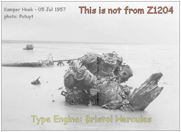 Wellington Engine (Bristol Hercules III or XI engine) - location East Flevoland - photo collection Zwanenburg