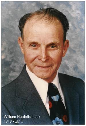 William Burdette Lock - 1919 - 2013 - Age 94