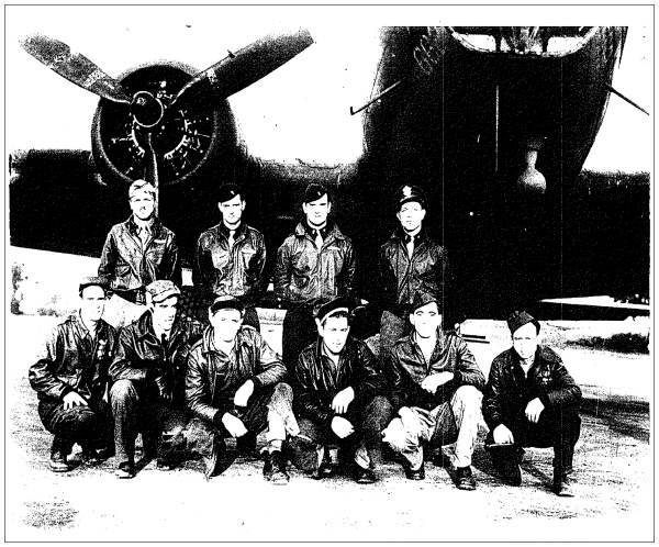 Xerox - Crew 2nd Lt. R. M. Taylor - 28 Oct 1943 - 549th SQN